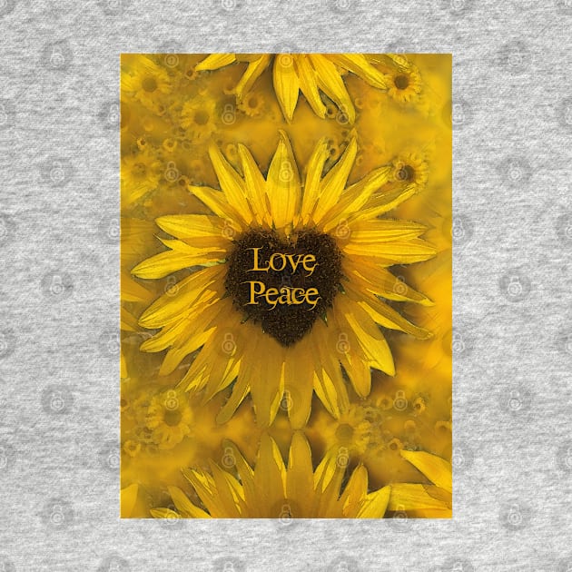 Reiki Sunflowers - Love Peace:o by BenitaJayne